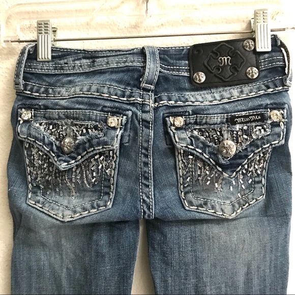 Miss Me Other - Miss Me girls denim boot cut jeans 8